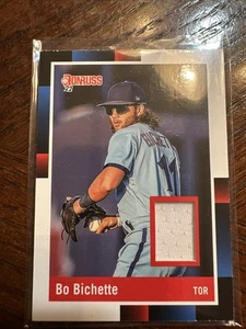Panini Donruss 2022 - Retro 1988 Materials Bo Bichette #R88M-BB (MEM) - Imagen 1 de 3