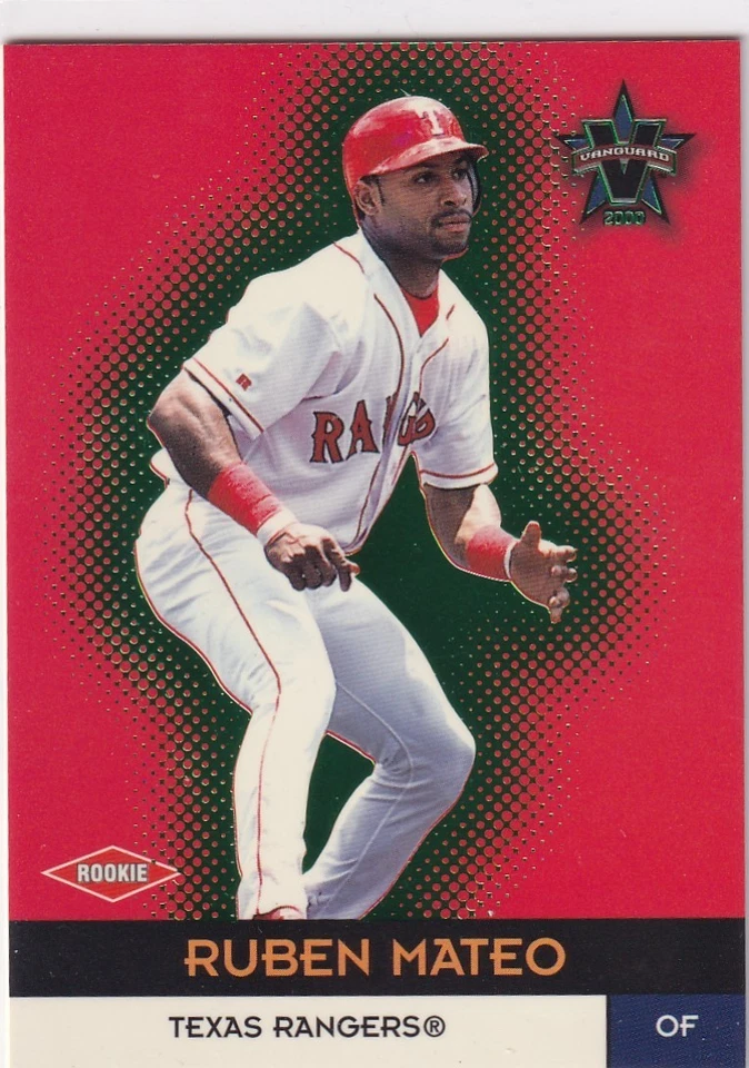 RUBEN MATEO/99 PACIFIC VANGUARD VERDE PARALELO RC TEXAS RANGERS #45 2000 00 Foto 1 de 1