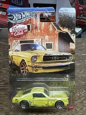 2025 HOT WHEELS SILVER SERIES VINTAGE CLUB '65 FORD MUSTANG FASTBACK CASE H 1/5 - Image 1 of 3