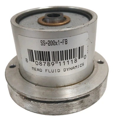 MEAD FLUID DYNAMICS DOUBLE ACTING RODLESS AIR CYLINDER 250 PSI SS200X1FB - Image 1 of 4