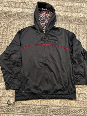 Air Jordan mens XXL full zip black hoodie 365525-010 - Image 1 of 4