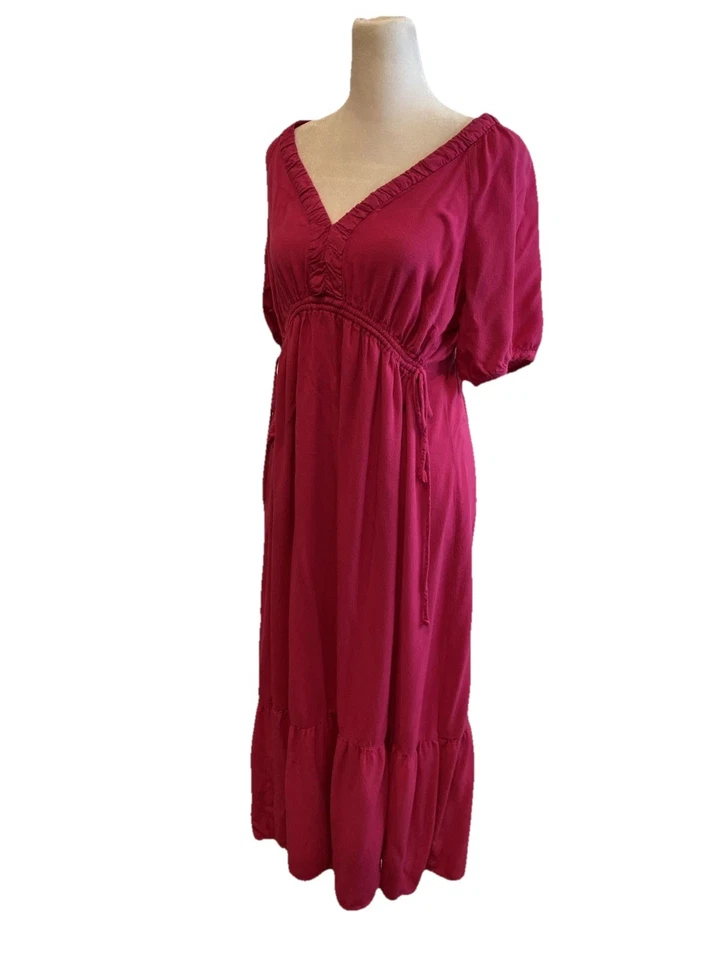 Vestido de Maternidad Ingrid and Isabel Manga Corta Talla Mediana Rosa @ Foto 1 de 4