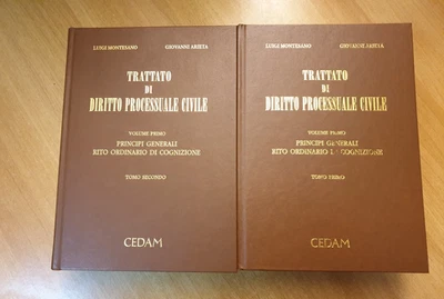TRATTATO DI DIRITTO PROCESSUALE CIVILE -TOMO I e II-MONTESANO/ARIETA- CON CD-ROM - Immagine 1 di 4