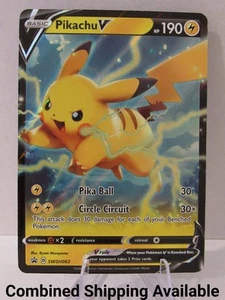 Pikachu V - SWSH063 SWSH: Sword & Shield Promo Cards NM Holo English 15862 - Picture 1 of 2
