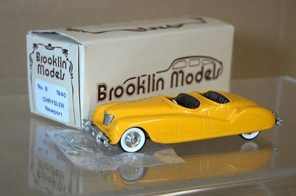 Brooklin Modelli 8 1941 Chrysler NEWPORT Convertible MIB Mq- - Immagine 1 di 1