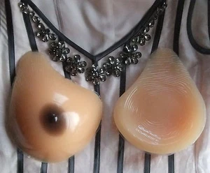 Softleaves Reellook X100 Silicone Breast Form Silicone Breast Enhancers All size - Picture 1 of 6