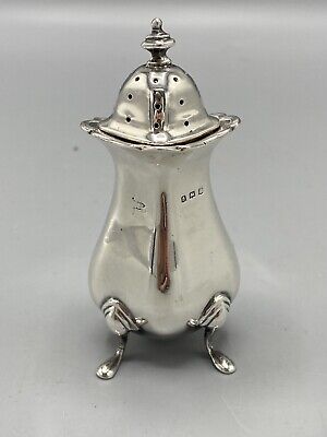 Antique HM Silver Pepperette Walker & Hall 1915 58g Very Good Condition • 4.99£