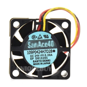 Cooling fan 109P0424H7D28 for Sanyo Cooler 24V 0.08A 40*40*15mm 3pin - Picture 1 of 4