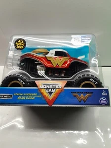 Spin Master Monster Jam Wonder Woman 1:24 Scale Truck New 2019 - Picture 1 of 10