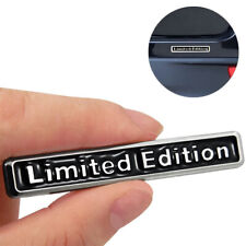 3D Limited Edition Logo Emblem Badge Metal Sticker Decal Black Car Accessories