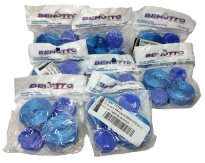 Paquete de 8 Benotto Cinta de Manillar Azul Liso Barra de Violonchelo Bicicleta de Colección Nueva cinta Foto 1 de 4