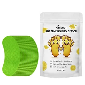 20pcs Deodorizer Patch For Shoes Insole Patches Odor Removal Patch Smell Remover - Picture 1 of 12