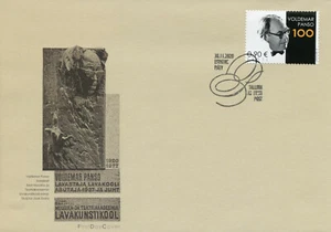 Estonia Performing Arts Stamps 2020 FDC Voldemar Panso Theatre Actors 1v Set - Picture 1 of 1