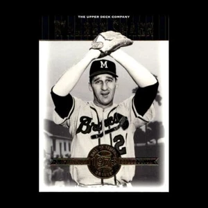 Warren Spahn 2001 Upper Deck Hall of Famers Atlanta Braves #4 R326J 59 - Picture 1 of 2