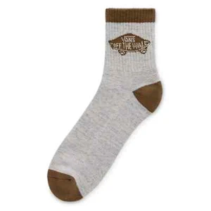 Vans Men's 'Off The Wall' Art Half Crew Socks - Grey - Size: 9.5 - 13 - NWT ! - Picture 1 of 7