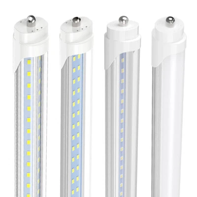 8FT LED Tube Light 45W 50W 72W 6500K T8 Single Pin 8 Foot LED Shop Light Bulbs - Image 1 of 4