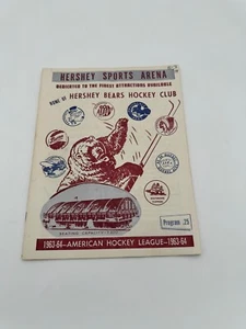 1963 Calder Cup Semi Finals AHL Hockey Program Cleveland Barons v Hershey Bears - Picture 1 of 2