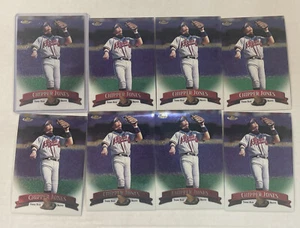 1998 Topps Finest Jumbo Chipper Jones 16-Card Lot - Picture 1 of 4