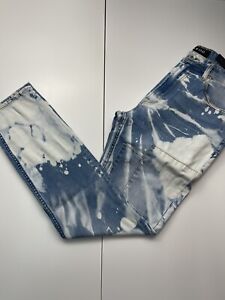 Mens 100% Authentic Akoo Jean Size 34 Color Blue