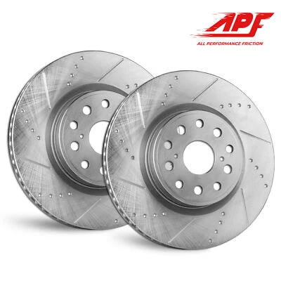 Rear Zinc Drill/Slot Brake Rotors for Dodge Ram 5500 2008-2010 Foto 1 de 4