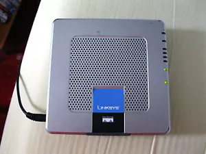 Linksys Cisco WAG354G 4-Port ADSL Wireless G Router Home Gateway + AC Adaptor - Picture 1 of 9