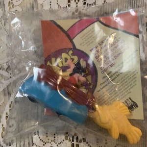 Vintage 1995 Burger King Kids Club Disney Goofy & Max Gone Fishing Pull Toy NIP - Picture 1 of 8