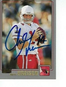 CHRIS GREISEN SIGNED 2001 TOPPS #93 - ARIZONA CARDINALS  - Picture 1 of 1