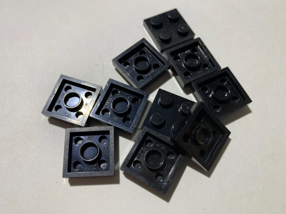 Piezas LEGO 3022 (10 piezas) Placa básica 2x2 Elige color Foto 1 de 1