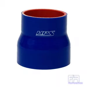 1X HPS Tube Pipe 2-1/4">3" x4"Long 57mm>76mm Silicone Reducer Coupler Hose BLUE - Picture 1 of 2