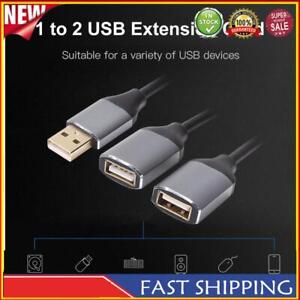 APUJVPW4PK9U0 USB-Kabel, Y-Splitter, USB-Adapter, 1 Stecker auf 2 Buchsen, Verlä