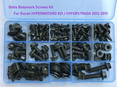 Kit de tornillos de carrocería para Ducati HYPERMOTARD 821 / HYPERSTRADA 2013-2015 T5 Foto 1 de 4