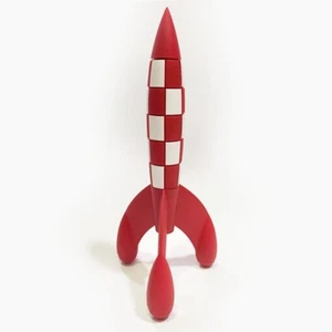 FIGURINES TINTIN COLLECTION OFFICIELLE RUBBER MODEL ROCKET RESINE RESIN FIGURE - Picture 1 of 1
