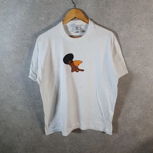 Vintage Fruit Of The Loom Chicken Graphic Single Stitch T Shirt Men’s XL White - Picture 1 of 8