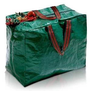 Large Christmas Lights Storage Bag Zip Handles Decoration Bauble Wrapping Paper - Picture 1 of 6