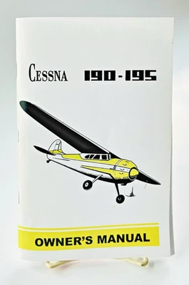 Cessna Avión Modelo 190 - 195 Manual del Operador del Propietario Guía Reimpresión Foto 1 de 4