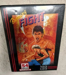 Burning Fight Game - Neo Geo AES  -original box, no manual - Picture 1 of 5