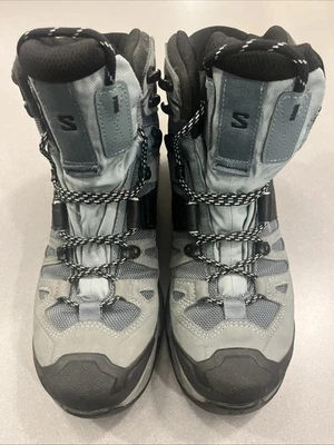Salomon Women’s Blue Waterproof Leather Hiking Boots Quest 4 GORE-TEX Size 9 - Image 1 of 4