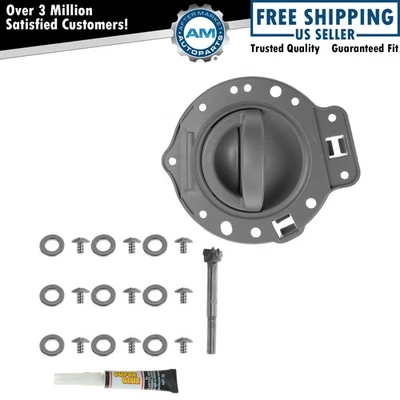 Kit de reparación de manija de puerta y bisel gris driver LH para 06-10 Commander Foto 1 de 4