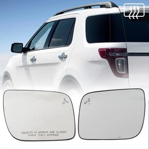 Rearview Side Mirror Glass Lens Heated Blind Spot For Ford Explorer 2011-2019 - Picture 1 of 9