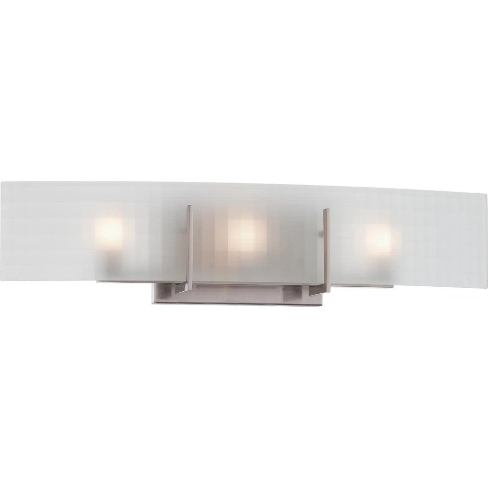 Nuvo Lighting 60/5187 Yogi 3 Light 24"W Bathroom Vanity Light - Nickel