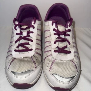 Vionic Alliance weiß/lila sportliche Wanderschuhe Turnschuhe Damengröße 7 M - Bild 1 von 9