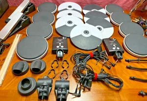 ROLAND TD-1K V E DRUM KIT SPARES SNARE CYMBAL KICK MODULE LOOM TOM PEDAL CHOKE - Picture 1 of 73