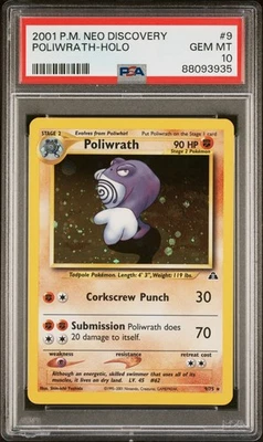 2001 Pokemon Neo Discovery Poliwrath - Holo #9 PSA 10 - Image 1 of 2
