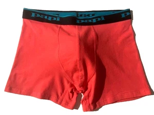 New PAPI Mens Bright Red Cotton Pouch Brazilian Boxer Trunk Brief Underwear sz S - Picture 1 of 11
