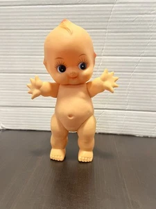 Vintage 1960’s KEWPIE 9” Vinyl Doll Made in Japan Big Eyes RARE! Pot Belly HTF - Picture 1 of 9