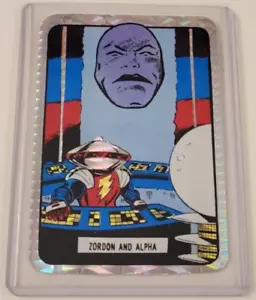 MIGHTY MORPHIN POWER RANGER Zordon Alpha 1993 Prisma MÁQUINA EXPENDEDORA TARJETA ADHESIVA - Imagen 1 de 3