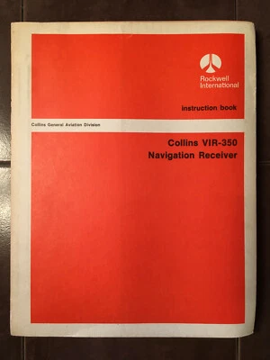 Rockwell Collins VIR 350 manual de instalación, servicio y piezas Foto 1 de 4