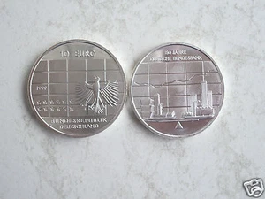 manueduc  ALEMANIA  2007  10 Euros  PLATA  Ceca J  925 mm Bundesbank alemán UNC - Imagen 1 de 1