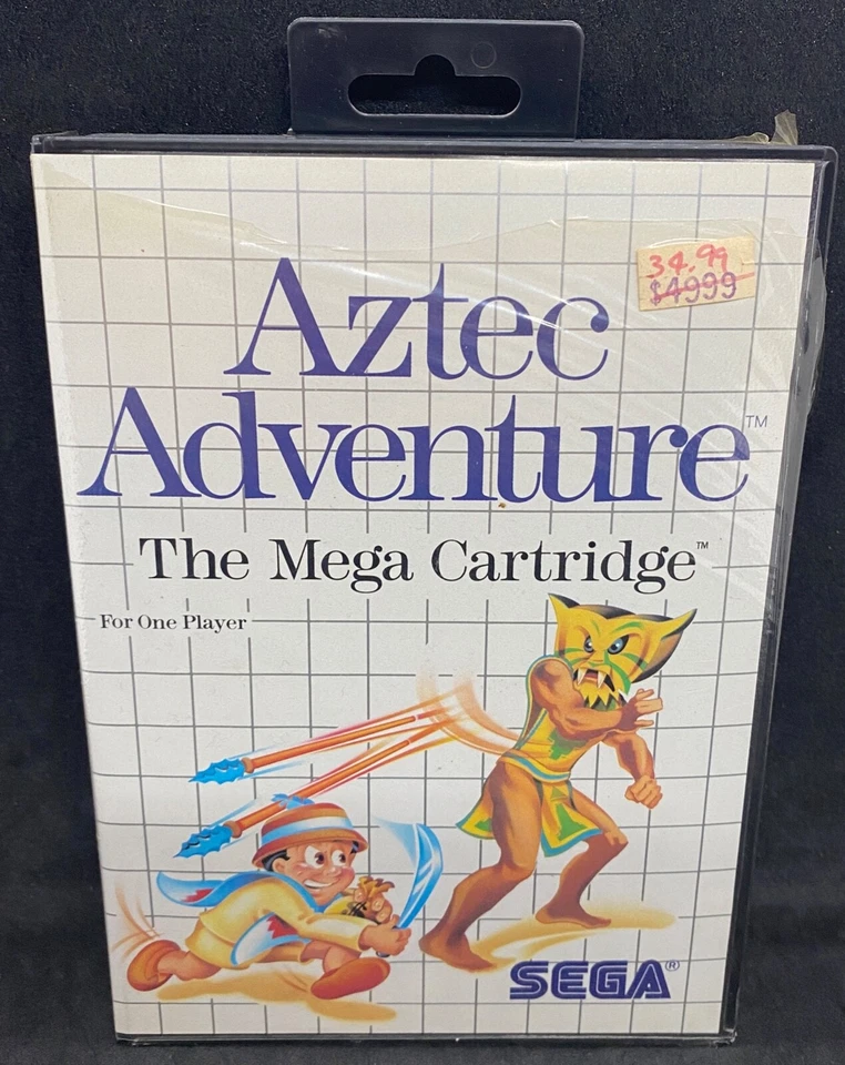 Aztec Adventure the Mega Cartridge NTSC USA 1988 Tonka Master System - Image 1 of 4