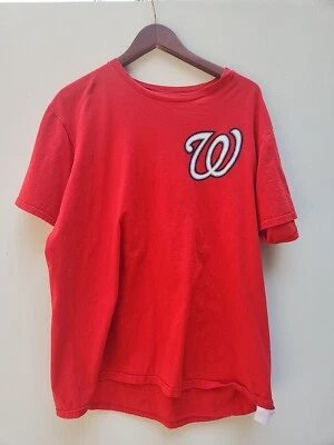 CAMISETA DE HOMBRE NACIONALES 31 Max Scherzer 2019 Serie Mundial CAMISETA MAJESTUOSA XL Foto 1 de 4